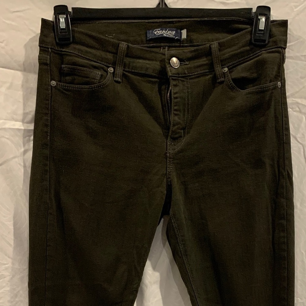 Dark Olive Jeans